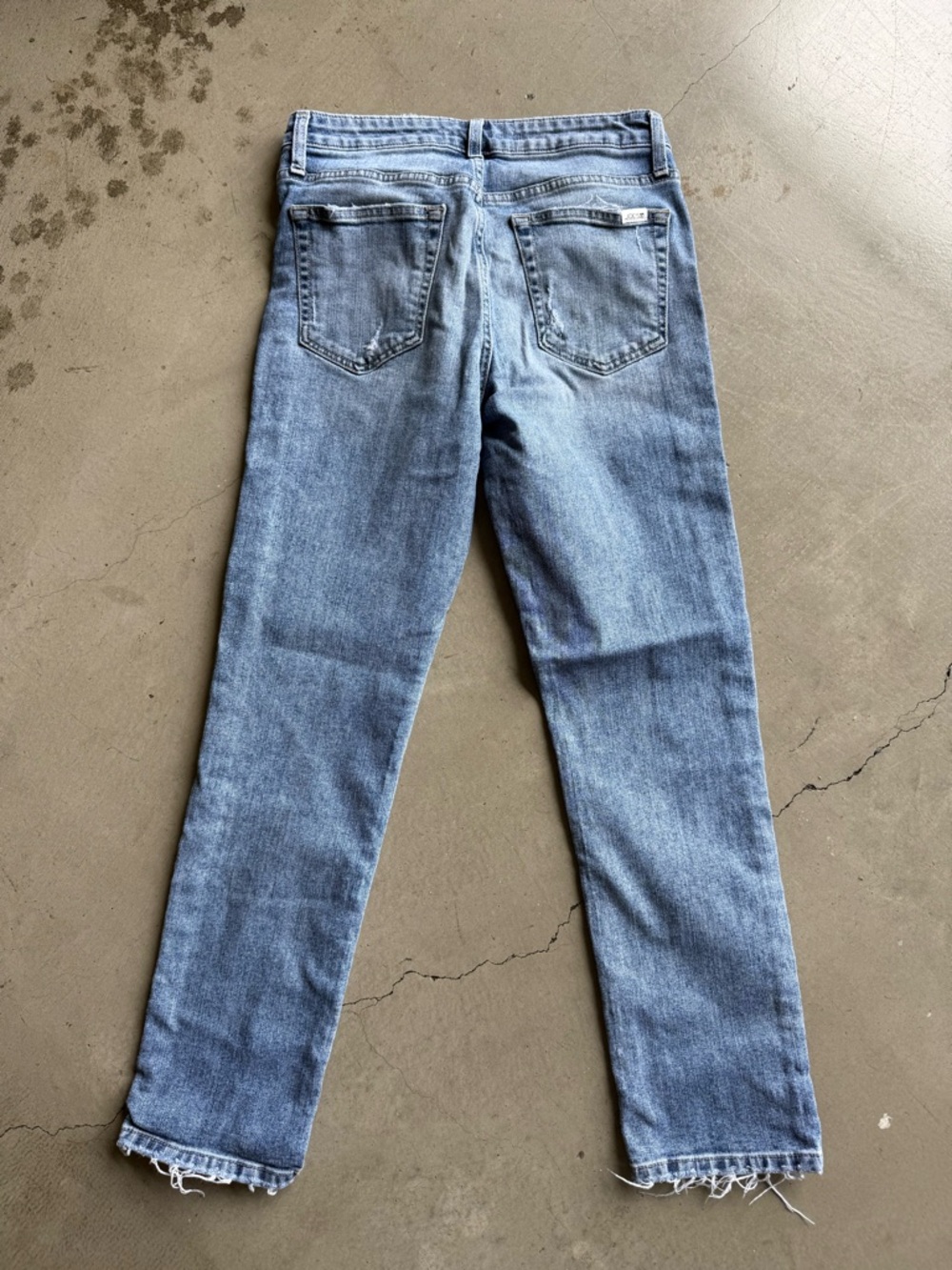 Joe’s Jeans / Mid Rise Straight Raw Hem / Light Wash - Picture 7 of 8